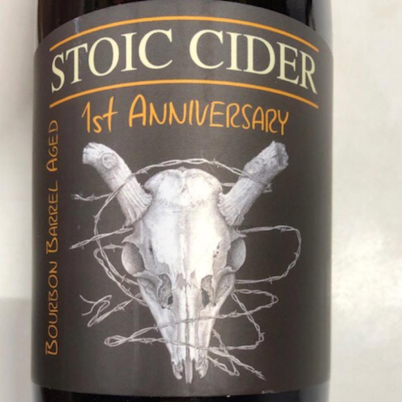 picture of Stoic Cider 1st Anniversary Bourbon Barrel Aged submitted by PricklyCider