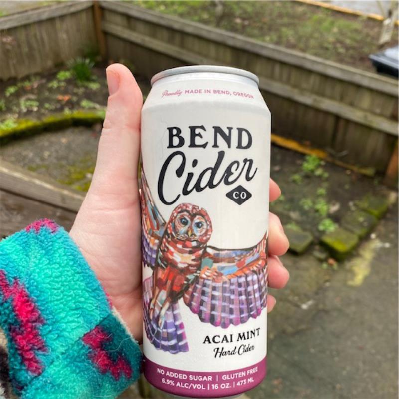 picture of Bend Cider Co. Acai Mint submitted by laurinwanderland