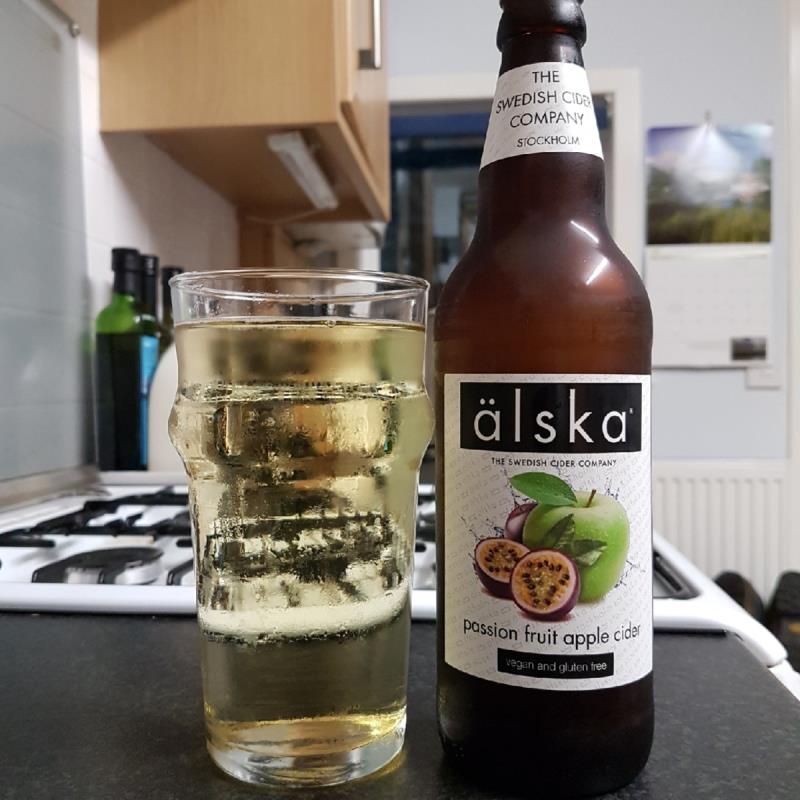 picture of alska : The Swedish Cider Company Alska Passion Fruit & Apple submitted by BushWalker