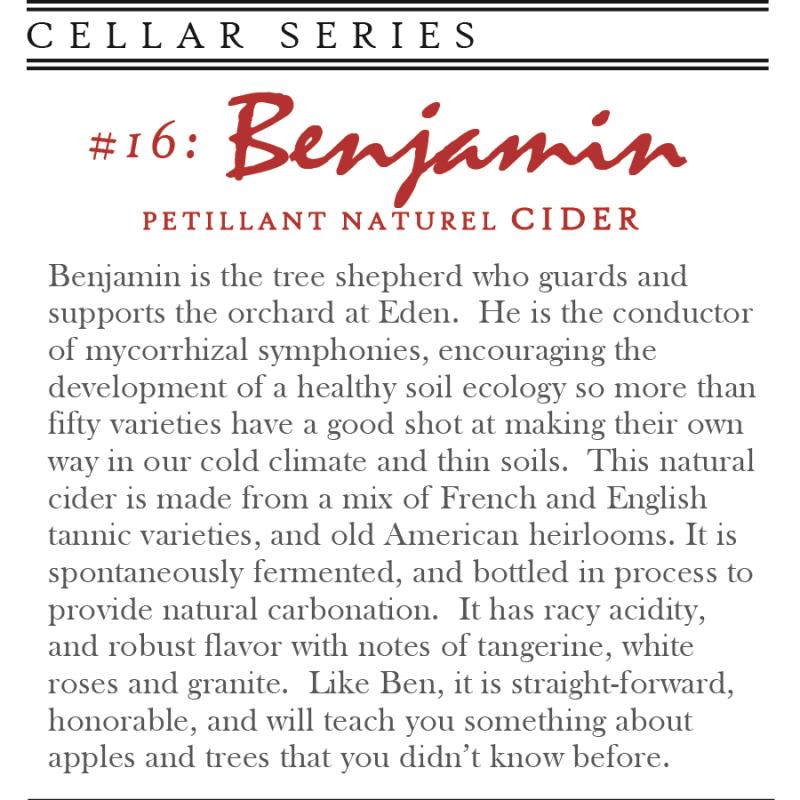 picture of Eden Cider Benjamin (Cellar Series #16) submitted by KariB