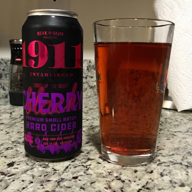 picture of 1911 (Beak & Skiff) 1911 Black Cherry Hard Cider submitted by noses