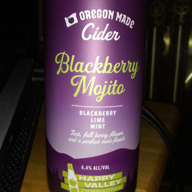 picture of Happy Valley Ciderworks Blackberry Mojito submitted by MoJo