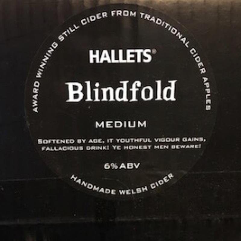 picture of Hallets Real Cider Blindfold submitted by Judge