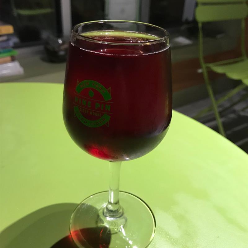 picture of Nine Pin Ciderworks Bourbon Barrel Aged Blueberry submitted by noses