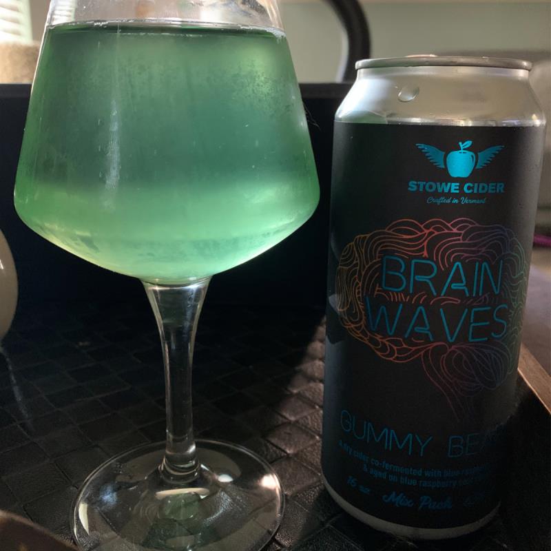 picture of Stowe Cider Brain Waves - Blue Raspberry Gummy Bears submitted by KariB