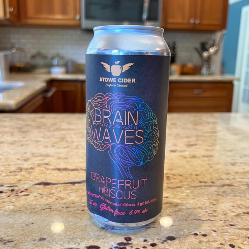 picture of Stowe Cider Brain Waves Grapefruit Hibiscus submitted by Stizzy