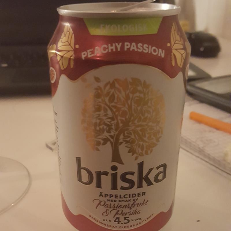 picture of Spendrups Bryggeri AB Briska äppelcider Passionfrukt & Persika submitted by Mekkern
