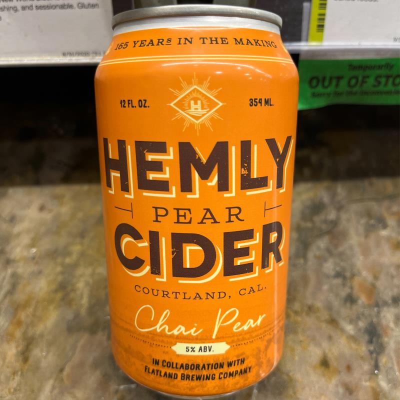 picture of Hemly Cider Chai Pear submitted by lobsterkatie