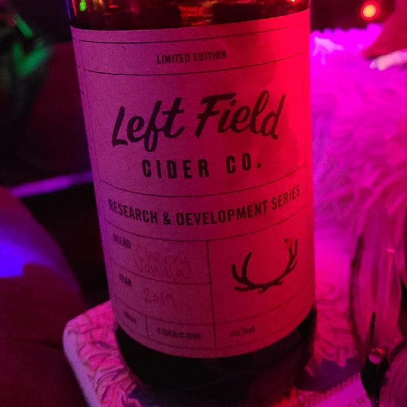 picture of Left Field Cider Co. Cherry  Vanilla submitted by AlDeBarge