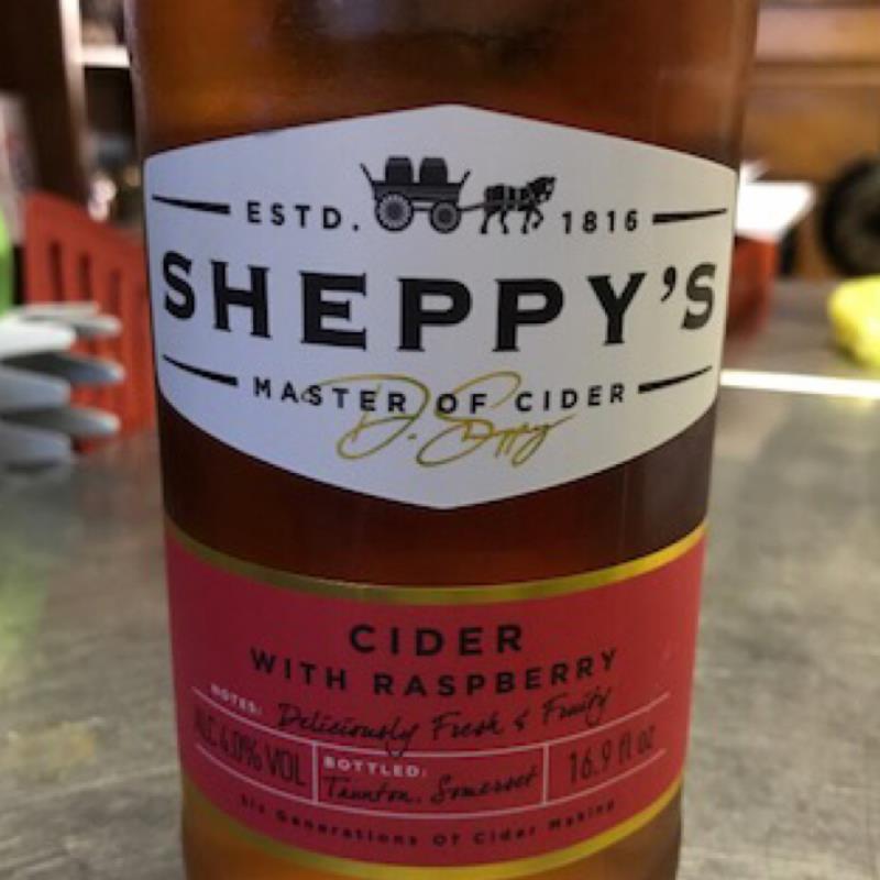 picture of Sheppy's Cider with raspberry submitted by AmyFitzgerald