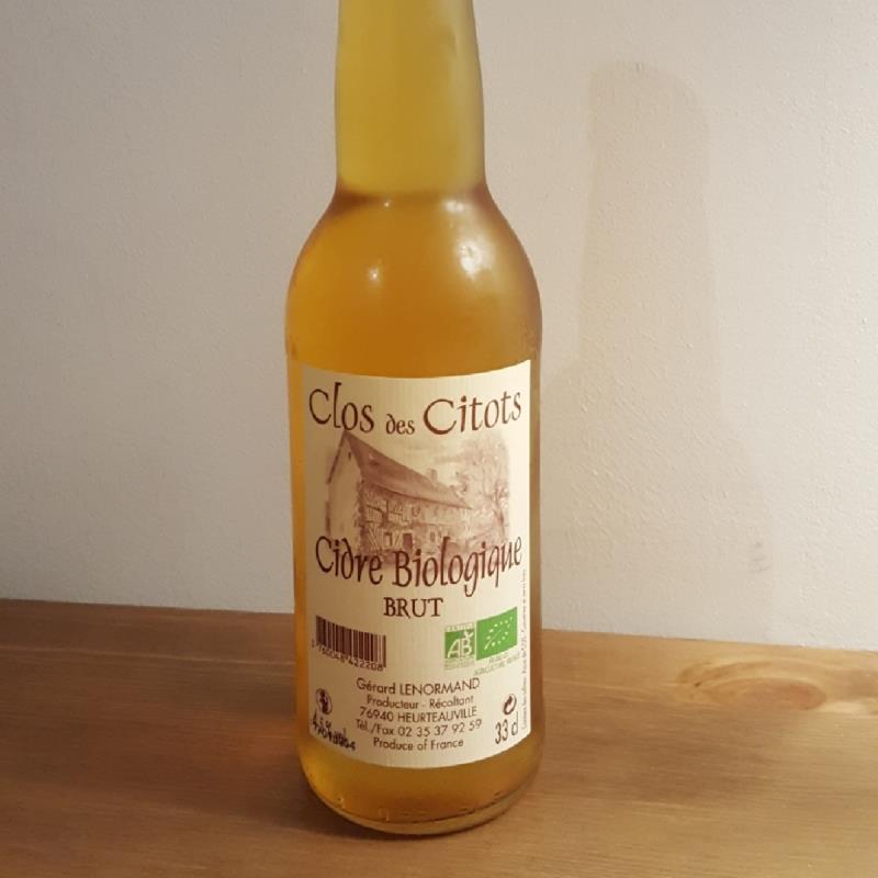 picture of Clos des Citots Cidre Biologique submitted by Dtheduck