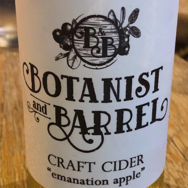 picture of Botanist & Barrel Cidery & Winery Craft cider “emanation apple” submitted by Dojoren