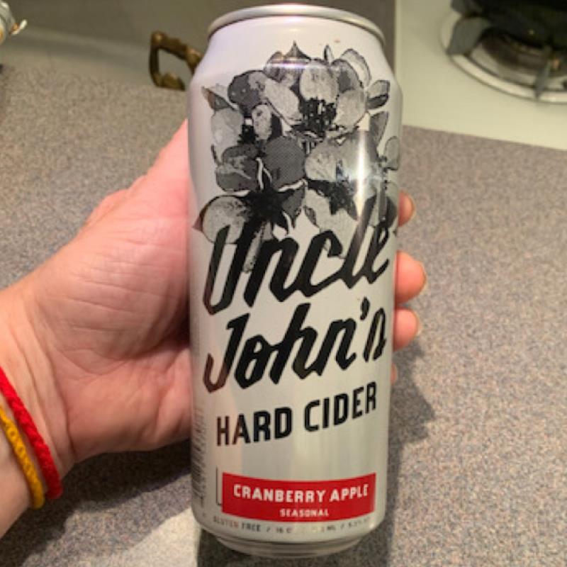 picture of Uncle John's Hard Cider Cranberry Apple (Seasonal) submitted by DABurkhart