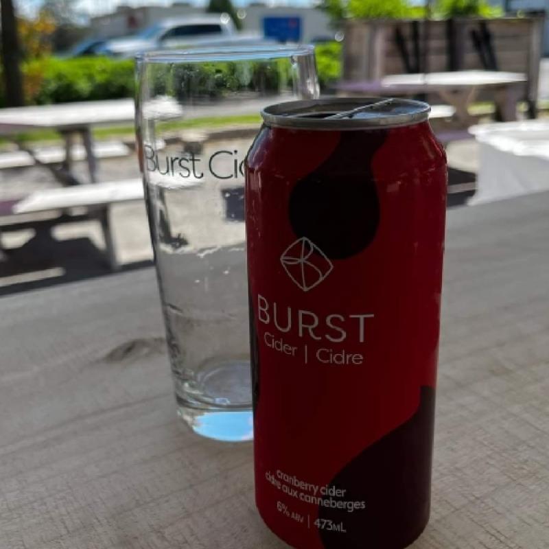 picture of Burst Cider Co. Cranberry submitted by HRGuy