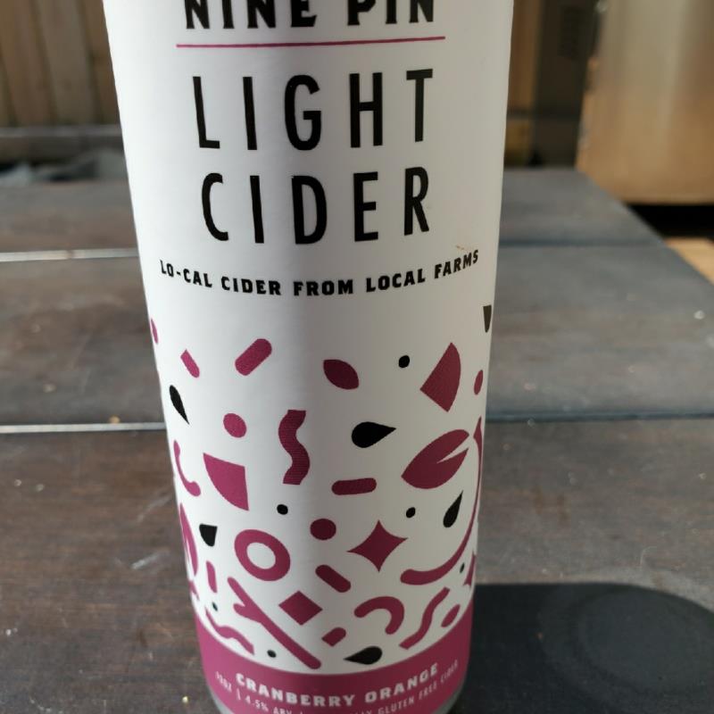 picture of Nine Pin Ciderworks Cranberry Orange Light Cider submitted by matths1015