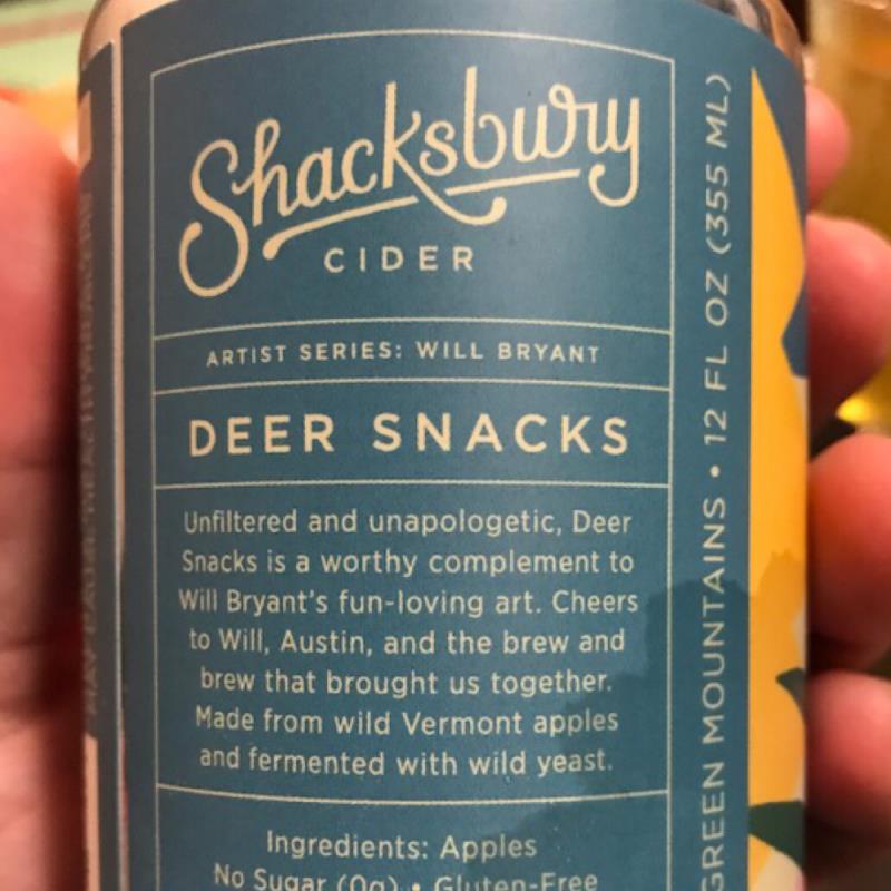 picture of Shacksbury Deer Snacks submitted by KariB