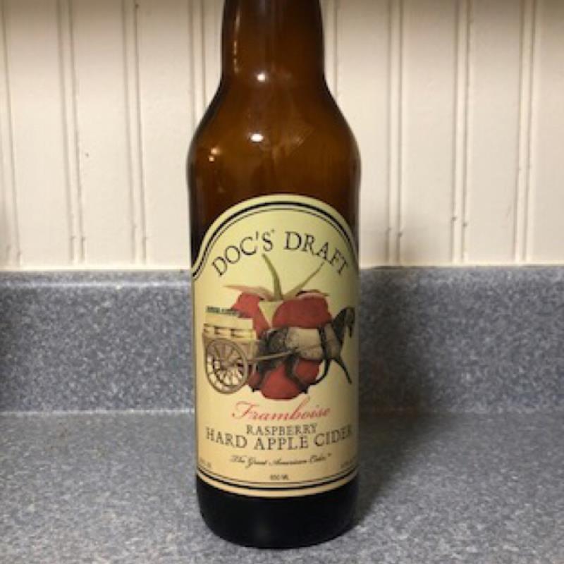 picture of Doc's Draft Hard Cider Doc's Draft Raspberry Hard Apple Cider submitted by NancyMerrell