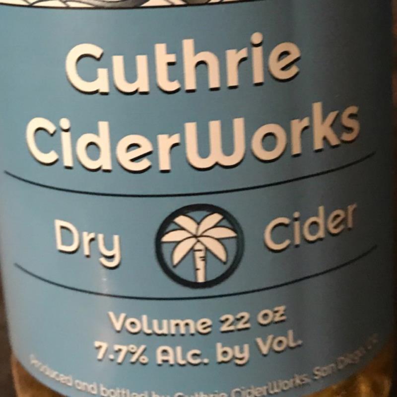 picture of Guthrie Ciderworks Dry Cider submitted by KariB