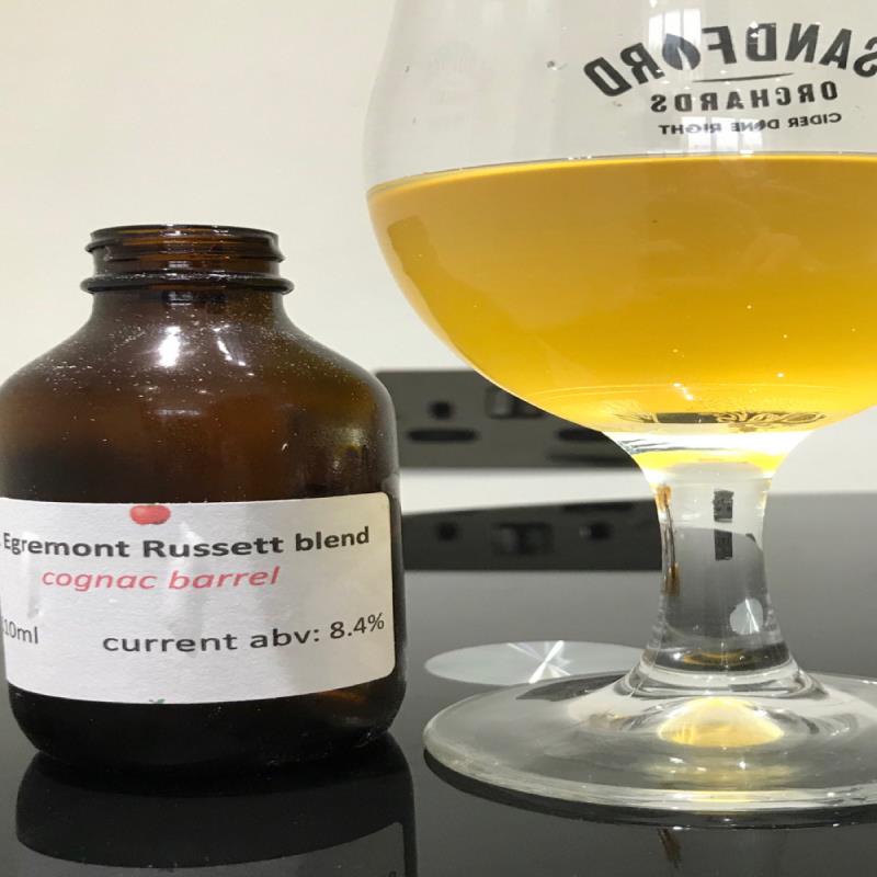 picture of Little Pomona Orchard & Cidery Egremont Russett Blend 2020 - Cognac Barrel submitted by Judge