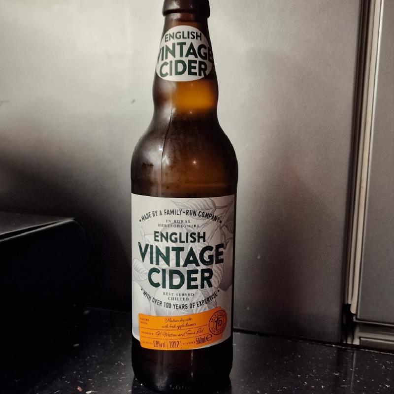 picture of Westons Cider English vintage 2022 submitted by RichardH22