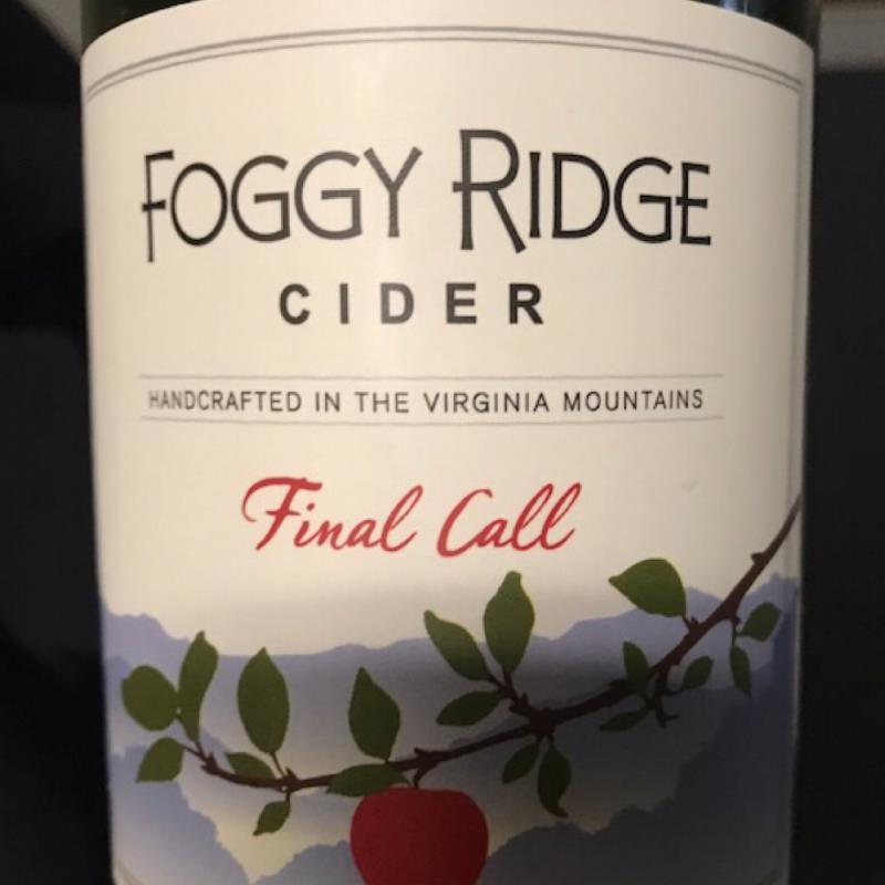 picture of Foggy Ridge Cider Final Call submitted by KariB