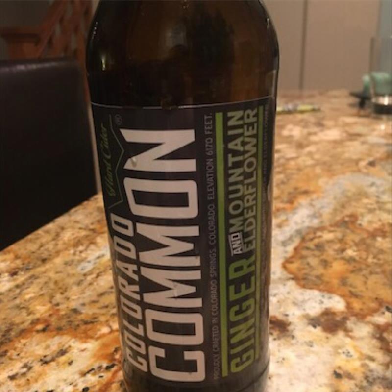 picture of Colorado Common Hard Cider Ginger and mountain elderflower submitted by Jessicasilessi