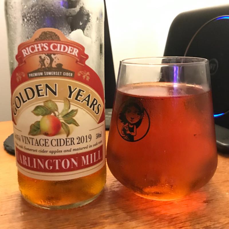 picture of Rich's Cider Golden Years Yarlington Mill 2019 submitted by Judge