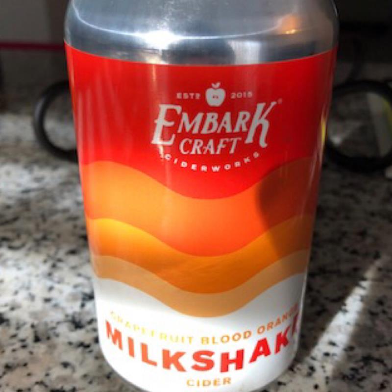 picture of Embark Craft Ciderworks Grapefruit Blood Orange Milkshake submitted by Kfitzmd
