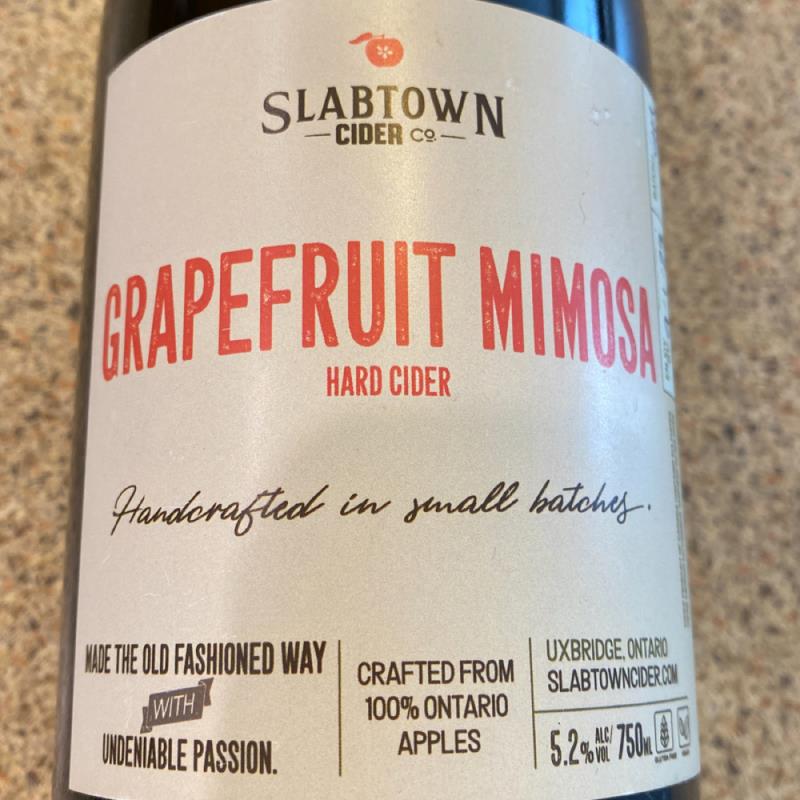 picture of Slabtown Cider Co. Grapefruit Mimosa submitted by bradlia