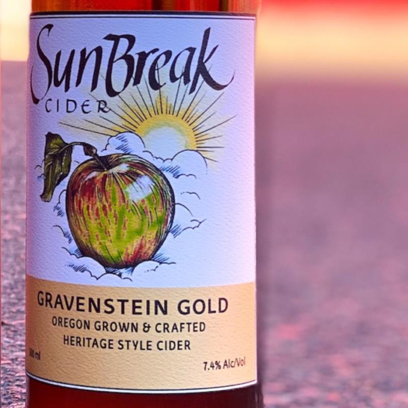 picture of SunBreak Cider Gravenstein Gold submitted by laurinwanderland