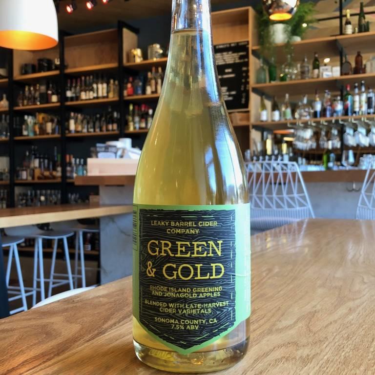 picture of Leaky Barrel Cider Green & Gold submitted by KariB
