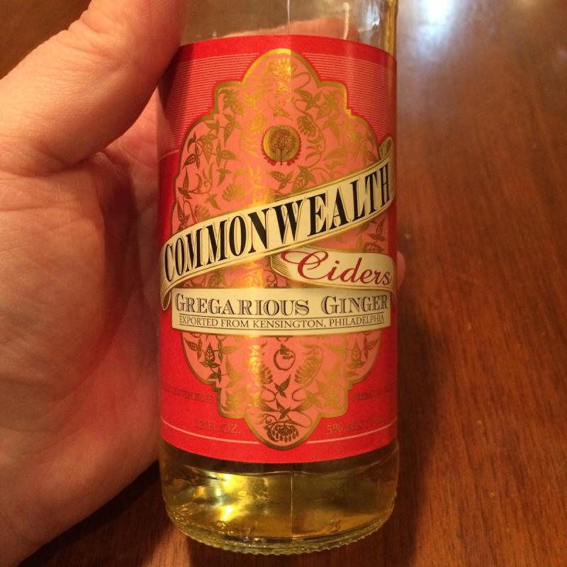 picture of Commonwealth Cider Gregarious Ginger submitted by Fro