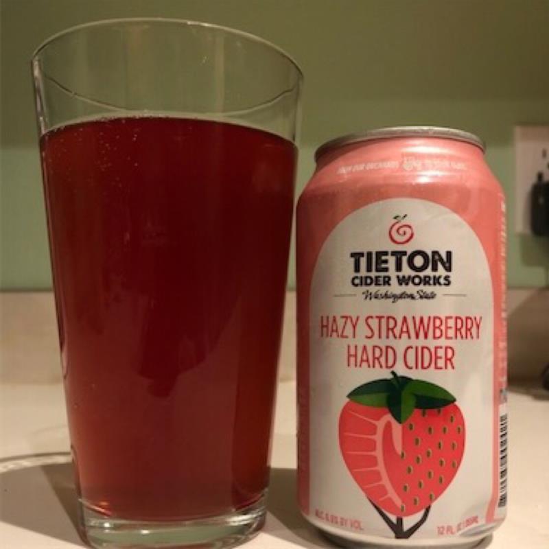 picture of Tieton Cider Works Hazy Strawberry Hard Cider submitted by david