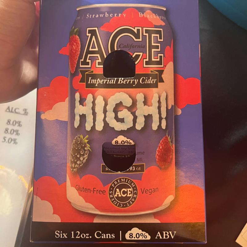 picture of ACE Hard Ciders Imperial Berry cider and he grew up very submitted by Dojoren
