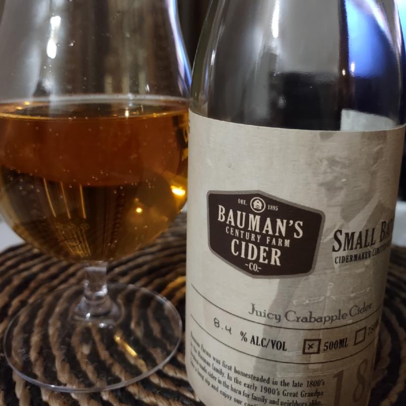 picture of Bauman's Cider Juicy Crabapple submitted by MoJo