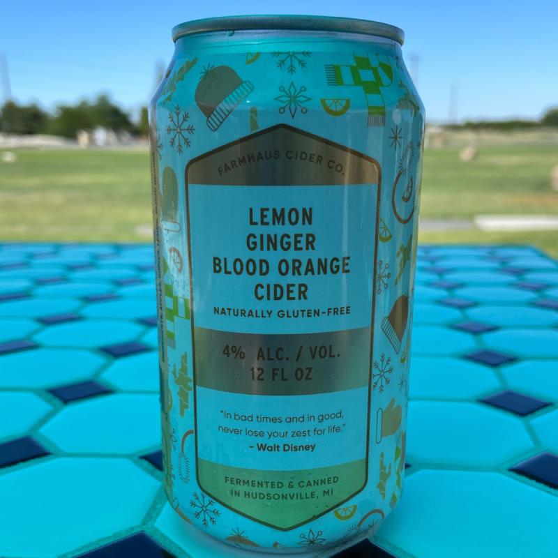 picture of Farmhaus Cider Co. Lemon Ginger Blood Orange Cider submitted by Tinaczaban
