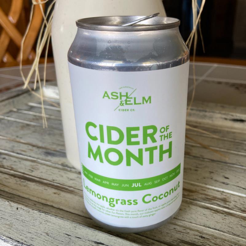 picture of Ash & Elm Cider Co. Lemongrass Coconut submitted by Tinaczaban