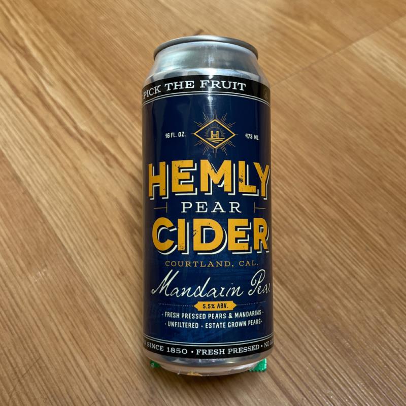 picture of Hemly Cider Mandarin Pear submitted by lobsterkatie