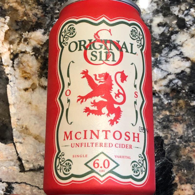 picture of Original Sin Craft Cider McIntosh submitted by PricklyCider