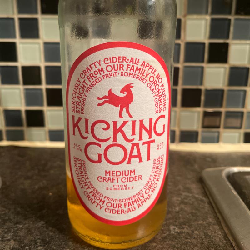 picture of Kicking Goat Kicking Goat Medium Craft Cider submitted by RorySkywalker