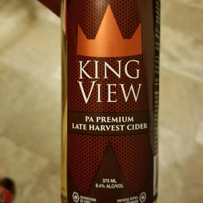 picture of KingView PA Premium Late Harvest Cider submitted by CiderTable