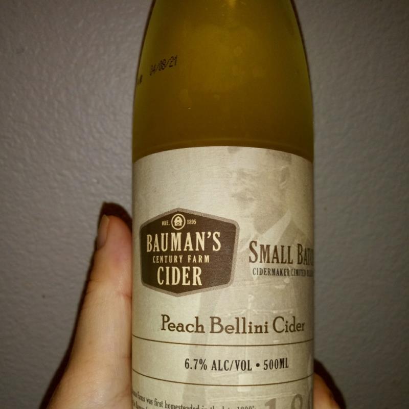 picture of Bauman's Cider Peach Bellini submitted by MoJo