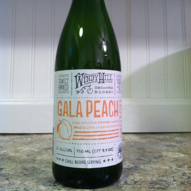 picture of Windy Hill Orchard & Cidery Gala Peach Hard Cider submitted by Dawilliams458