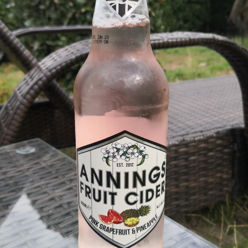 picture of Annings Fruit Cider Pink Grapefruit and Pineapple submitted by The2otters