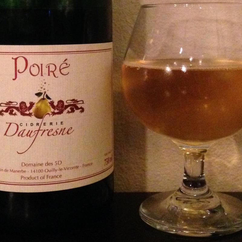 picture of Cidrerie Daufresne Poire submitted by cidersays