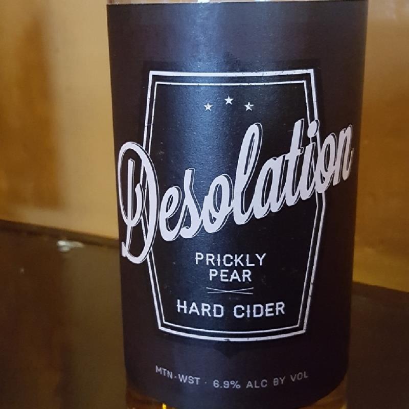 picture of Mountain West Cider Company Desolation Prickly Pear submitted by Dtheduck