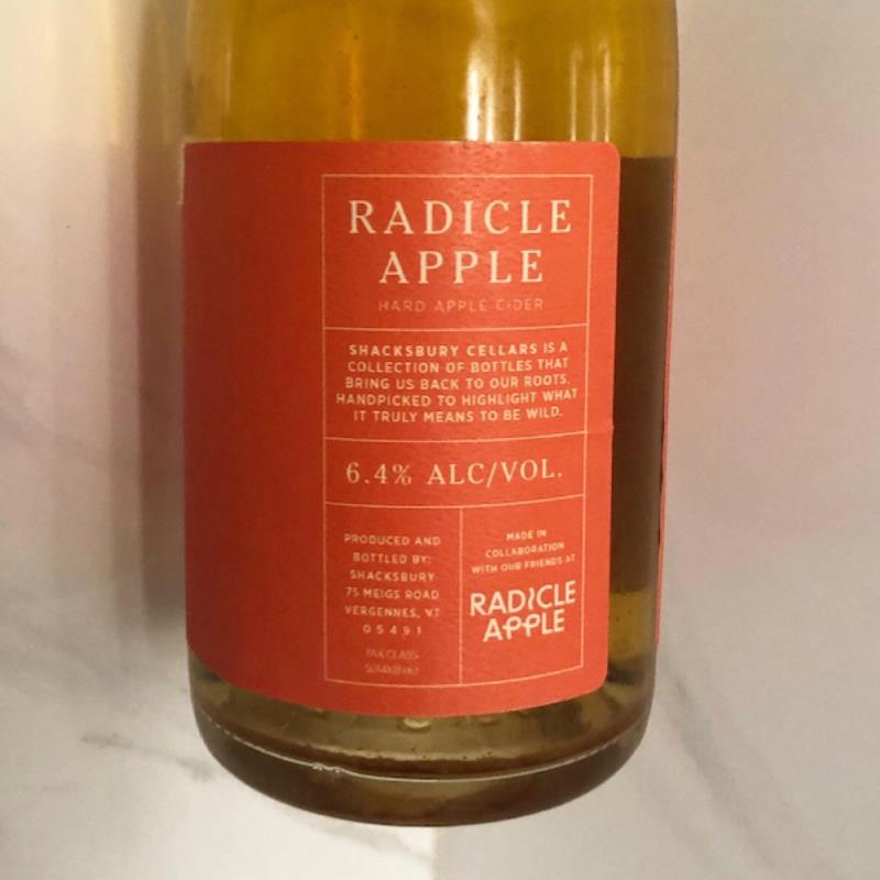picture of Shacksbury Radicle Apple submitted by Cideristas