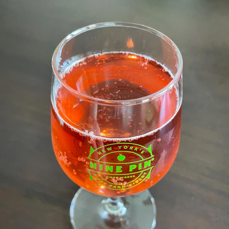 picture of Nine Pin Ciderworks Raspberry Rhubarb submitted by noses