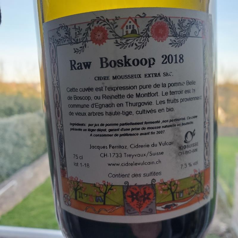 picture of Cidrerie du Vulcain Raw Boskoop 2018 submitted by Bennor