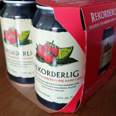 picture of Rekorderlig Swedish Cidery Rekorderlig Strawberry Lime Cider submitted by eej1320